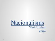Research Papers 'Nacionālisms', 21.