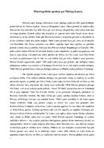Essays 'Historiogrāfisks apraksts par Mārtiņu Luteru', 1.